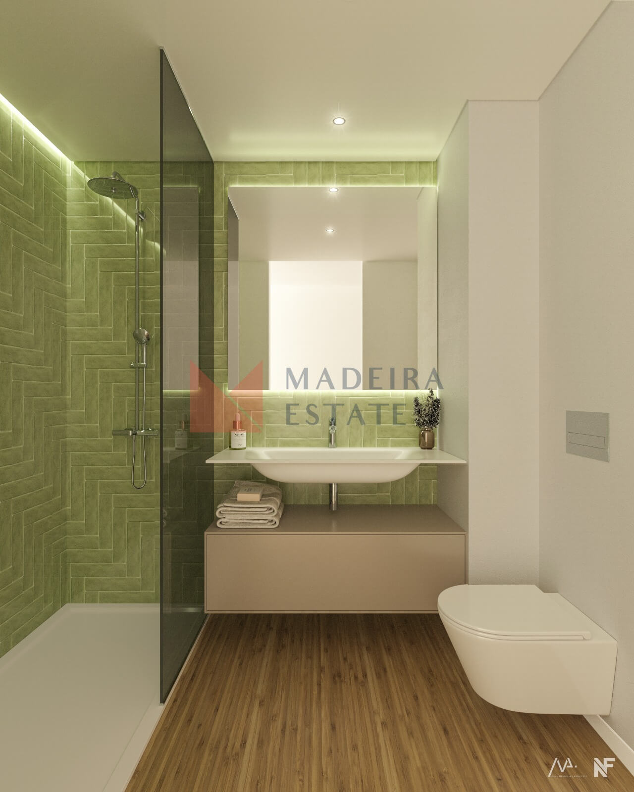 One-bedroom apartments for sale in a future new residential complex in Funchal