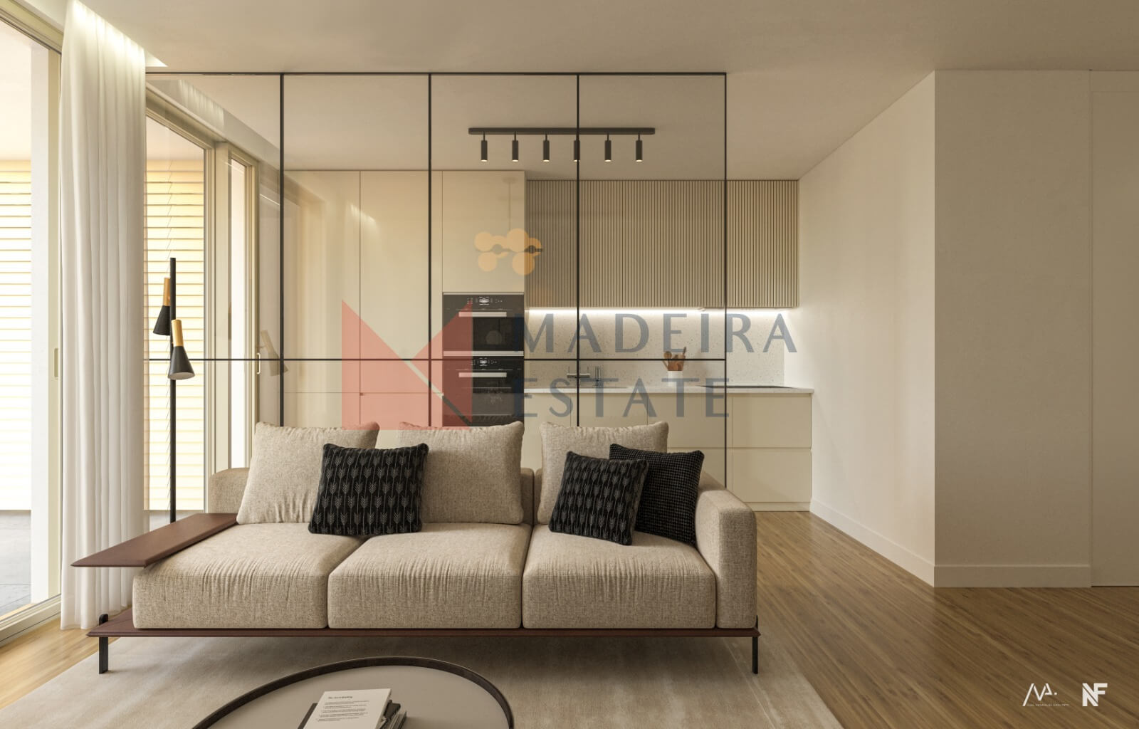 One-bedroom apartments for sale in a future new residential complex in Funchal