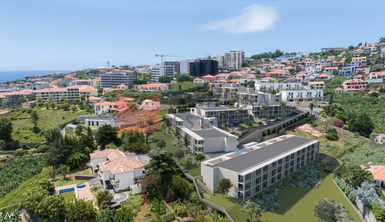One-bedroom apartments for sale in a future new residential complex in Funchal