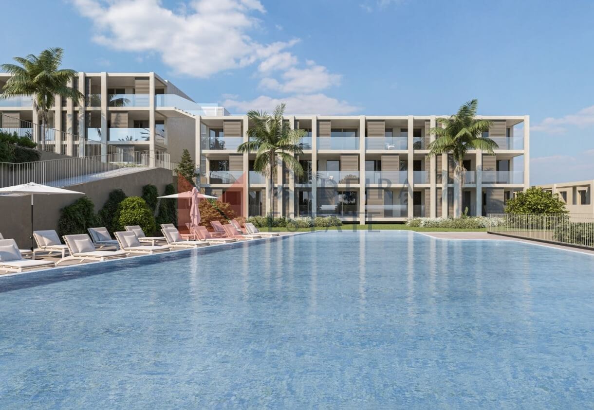 One-bedroom apartments for sale in a future new residential complex in Funchal
