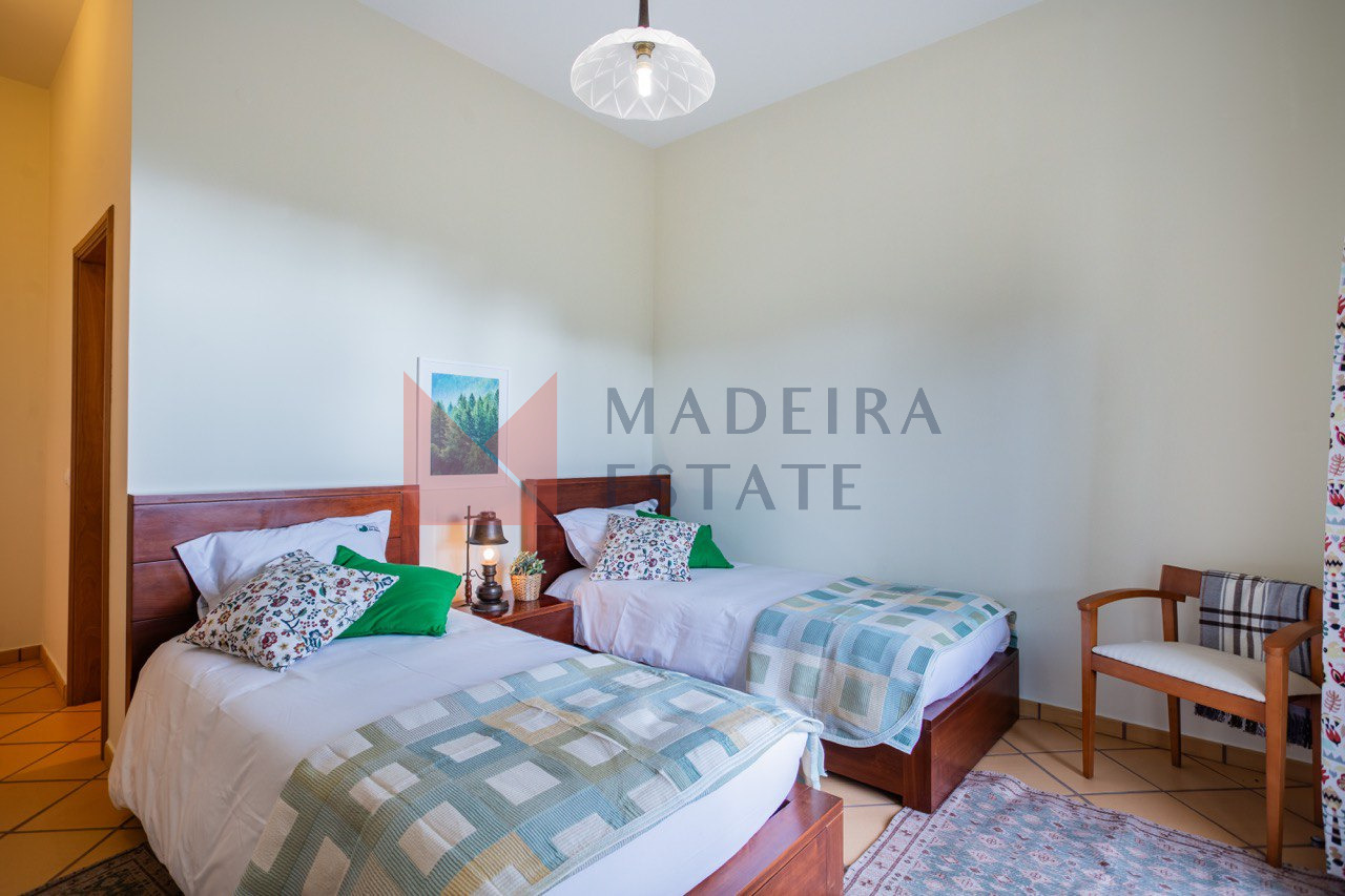 Cozy bedroom in a luxury villa for rent in Madeira