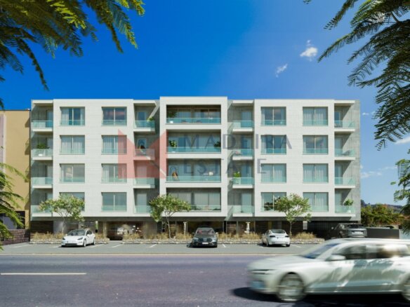 Modern T1 Apartments in Ribeira Brava, Madeira – street view of the building